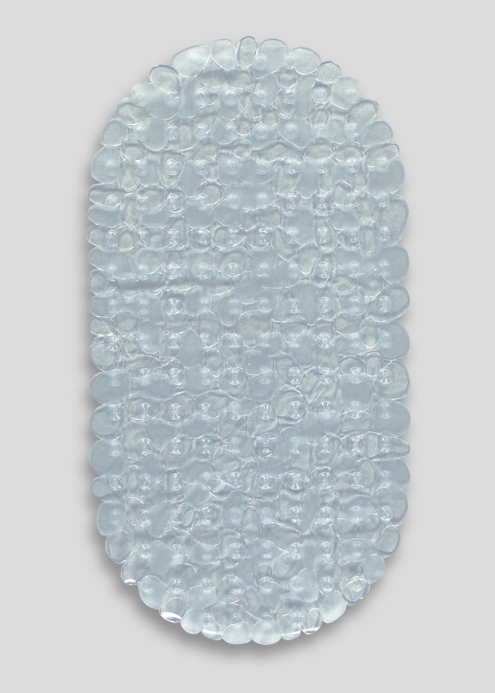 Pebble Rubber Bath Mat (36cm x 21cm) Clear M814862