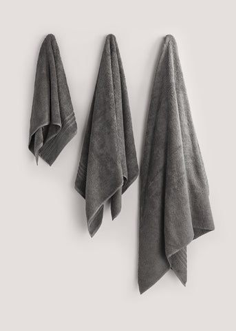 Dark Grey 100% Egyptian Cotton Towels  M173585