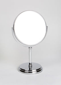 Double Sided Pedestal Mirror (30cm x 17cm) Silver M814780