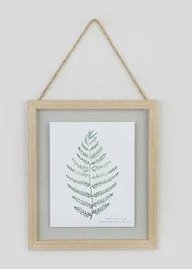 HANGING WOOD FRAME LARGE 11X13 M698144