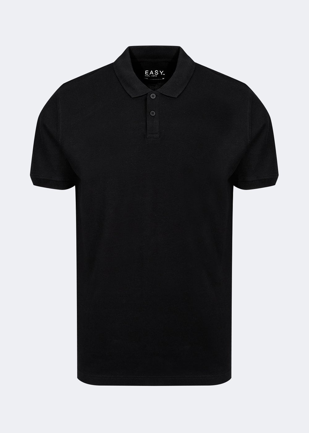 Black Essential Pique Polo Shirt  M436352