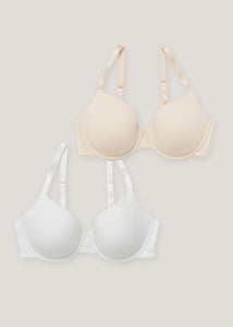 2 Pack Smooth T-Shirt Bras  F473142