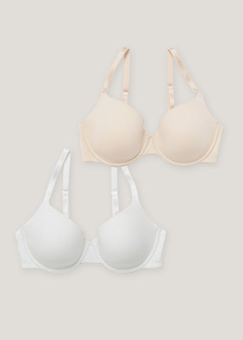 2 Pack Smooth T-Shirt Bras  F473142