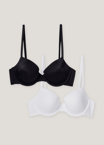 2 Pack Smooth T-Shirt Bras  F473139