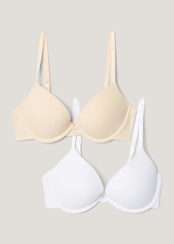 2 Pack Smooth Plunge Bras  F368197