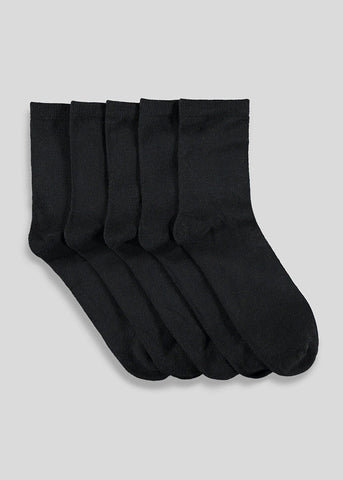 5 Pack Soft Touch Bamboo Socks  F369964