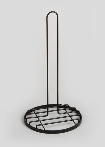 Wire Kitchen Roll Holder (29cm x 14.5cm) Black M484699