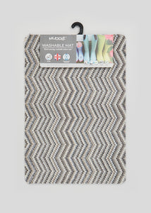 Chevron Muddle Mat (75cm x 50cm) Grey M481690