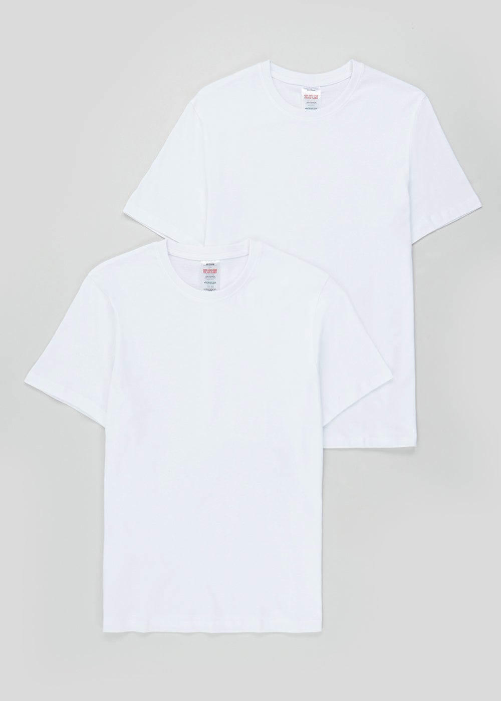 2 Pack White T-Shirt Vests  M213006