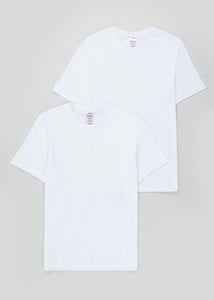 2 Pack White T-Shirt Vests  M213006