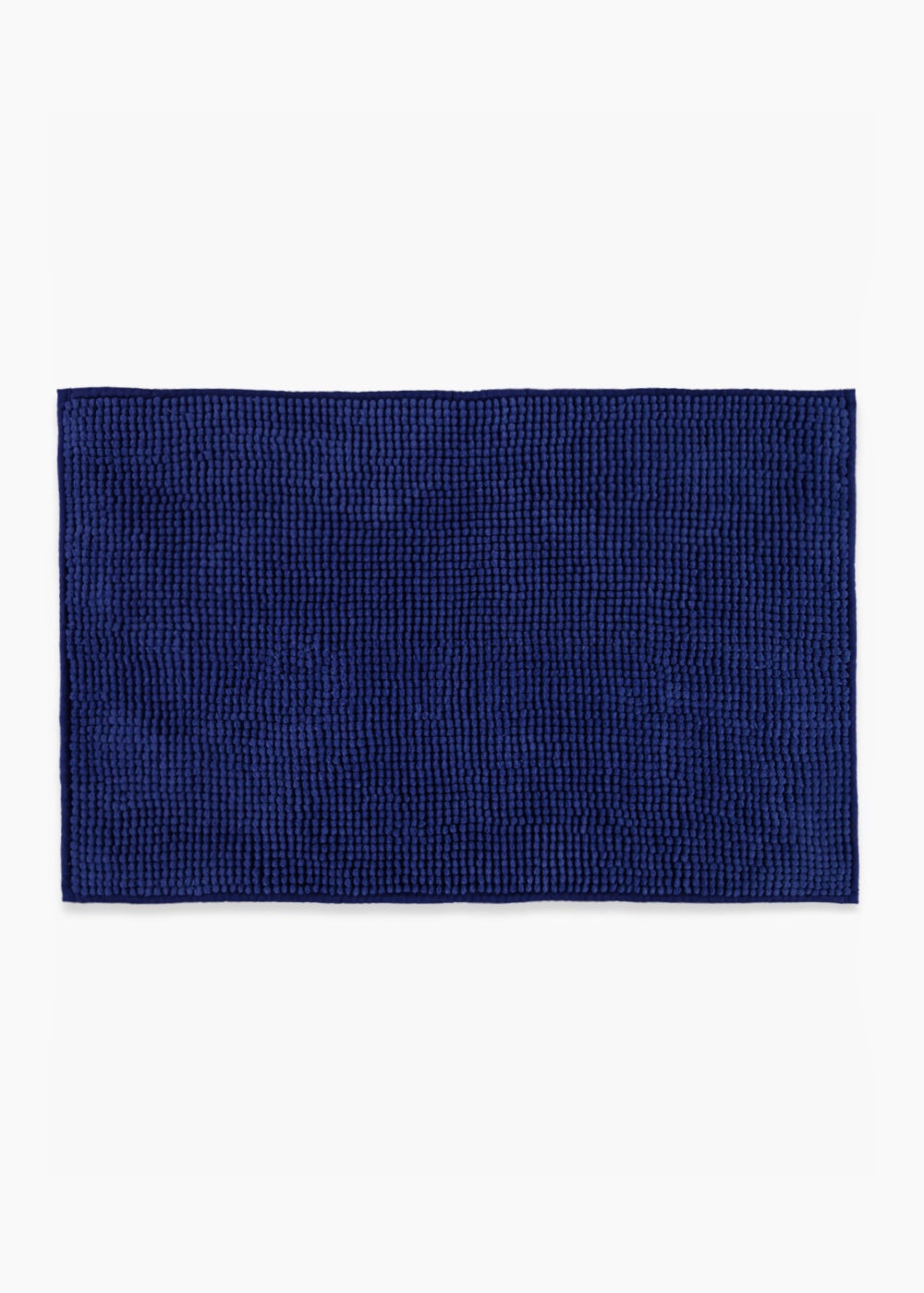 Royal Blue Chenille Bath Mat (75cm x 45cm) M814655