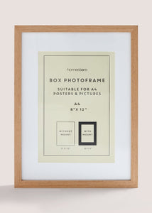 A4 Box Photo Frame (8x10in) Wood M698429