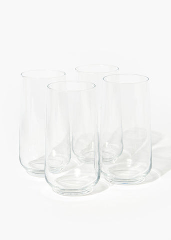 4 Pack Tall Glasses Clear M483975