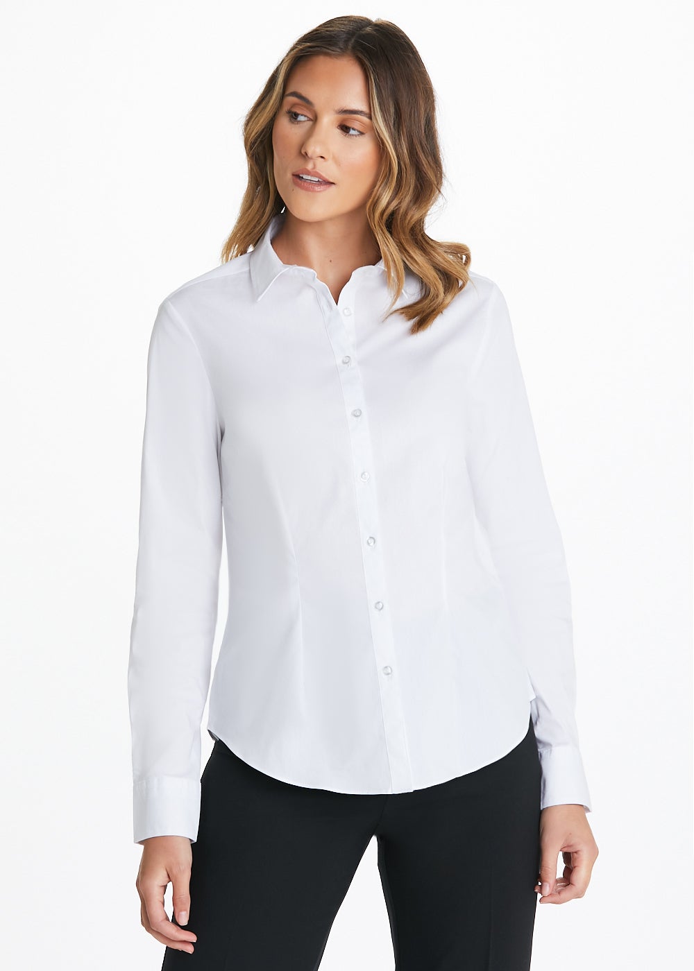 Et Vous White Essential Blouse  F348170