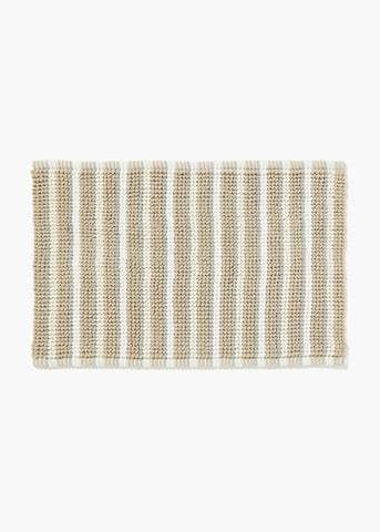 Natural Stripe Chenille Bath Mat (50cm x 80cm) M814310