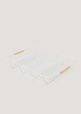 White Wire Dish Drainer (31cm x 48cm) M484706