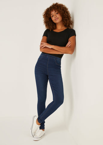Rosie Dark Wash Pull On Jeggings F511331