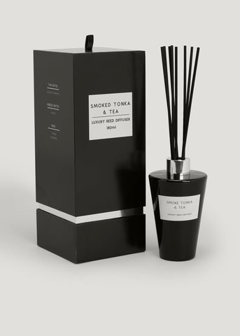 Smoke Tonka & Tea Reed Diffuser (180ml) Black M698226