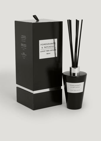 Pomegranate & Patchouli Reed Diffuser (180ml) Black M697309