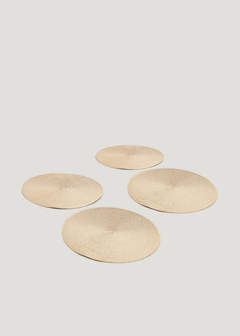 4 PK WOVEN MAT NAT M485470