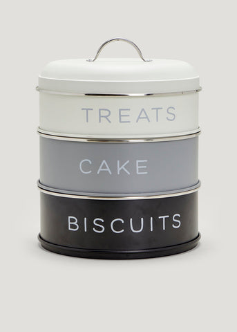 Monochrome Stackable Cake Tins Multi M484669