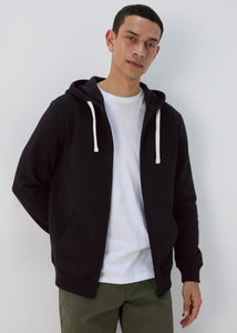 Black Essential Zip Up Hoodie  M435842