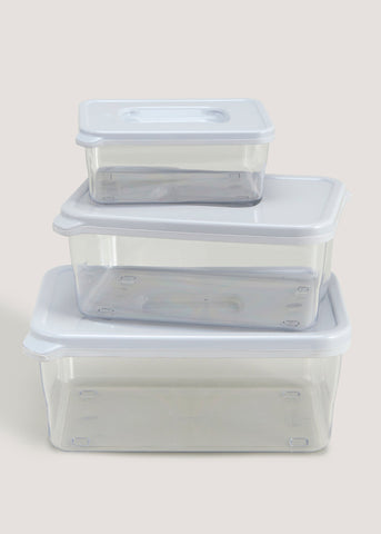 3 Pack Grey Food Storage Boxes M484098