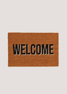 Welcome Doormat (59cm x 39cm) Tan M484127