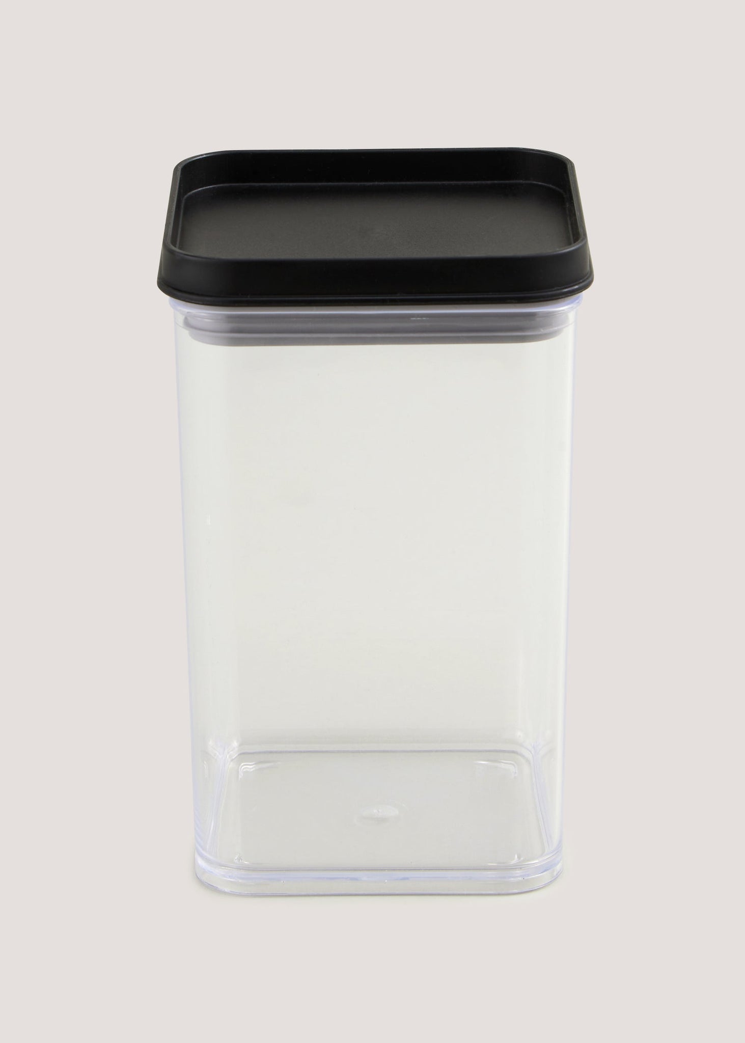 Black Lid Stackable Food Storage (1L) Clear M484147