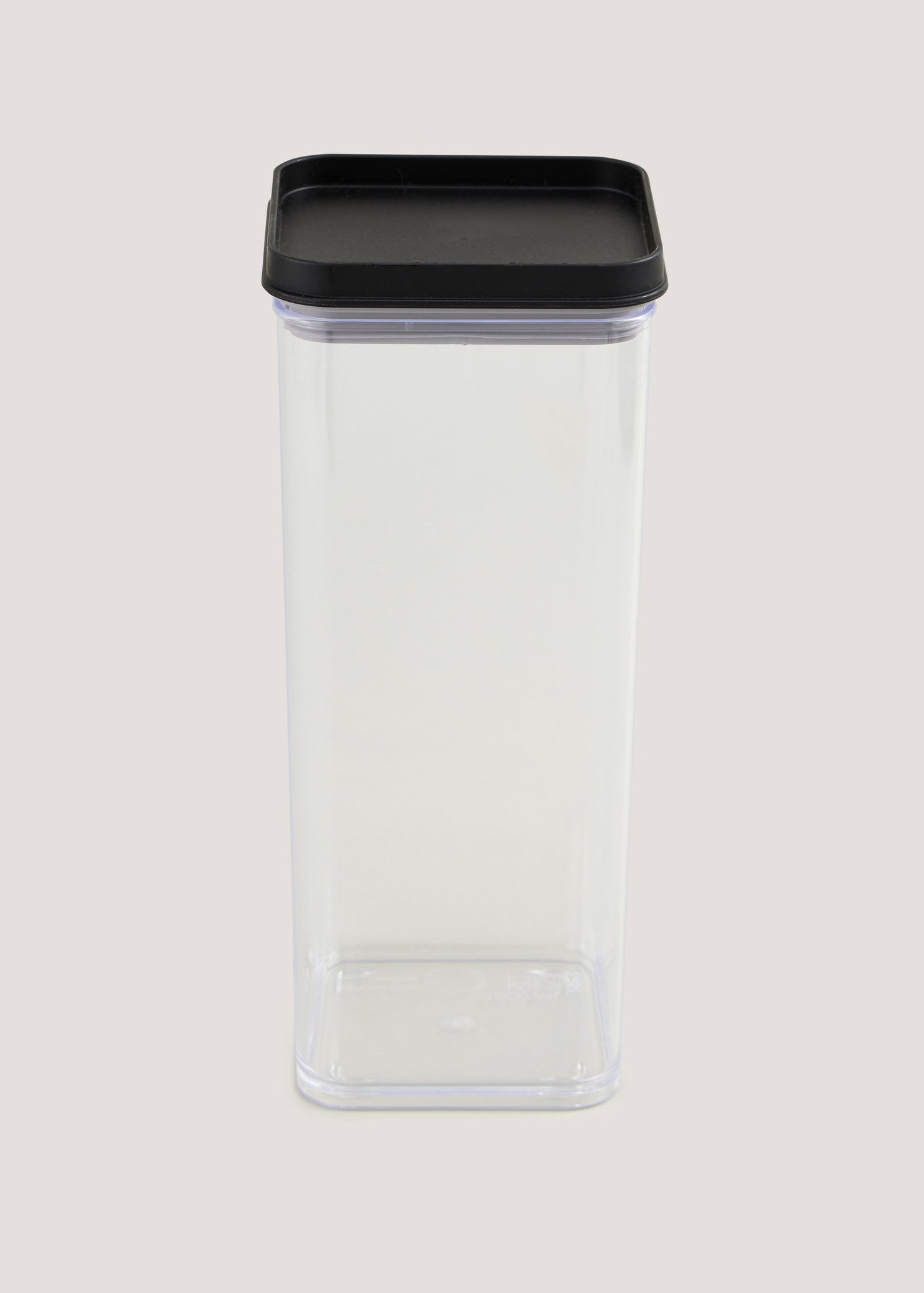 Black Lid Stackable Food Storage (1.5L) Clear M484148