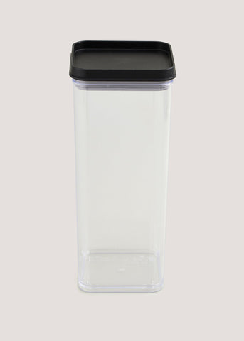 Black Lid Stackable Food Storage (1.5L) Clear M484148