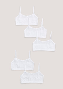 5PK WHITE CROP TOP G370457