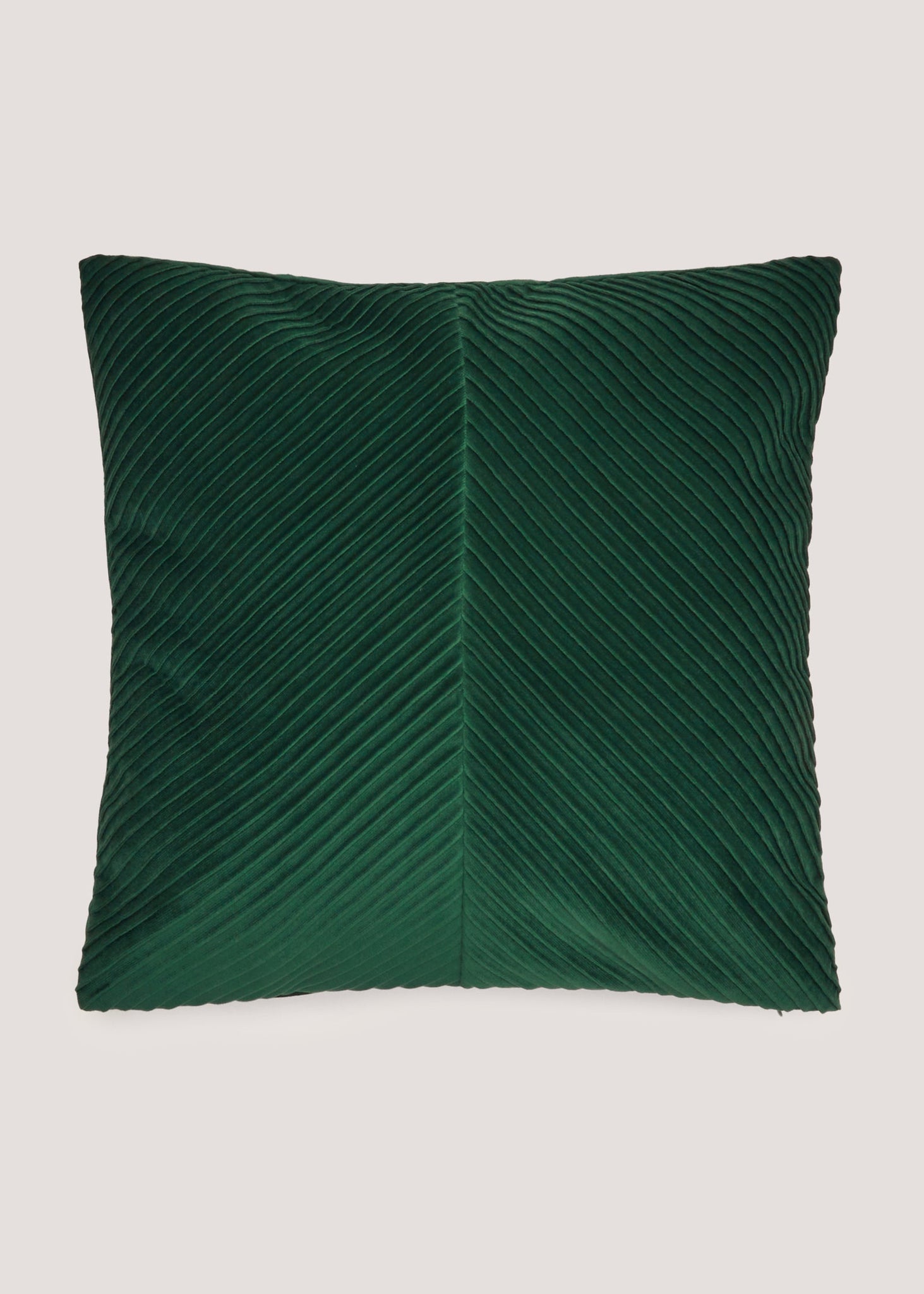 PLEATED VELVET GREEN M493644