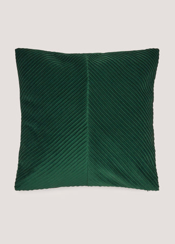 PLEATED VELVET GREEN M493644