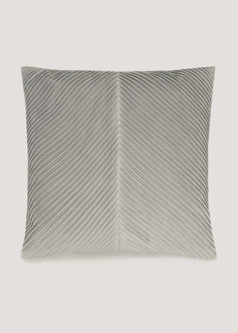 PLEATED VELVET GREY M493646