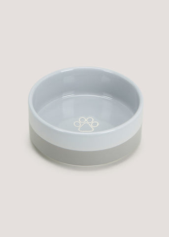 Grey Ceramic Pet Bowl (15cm) M494003