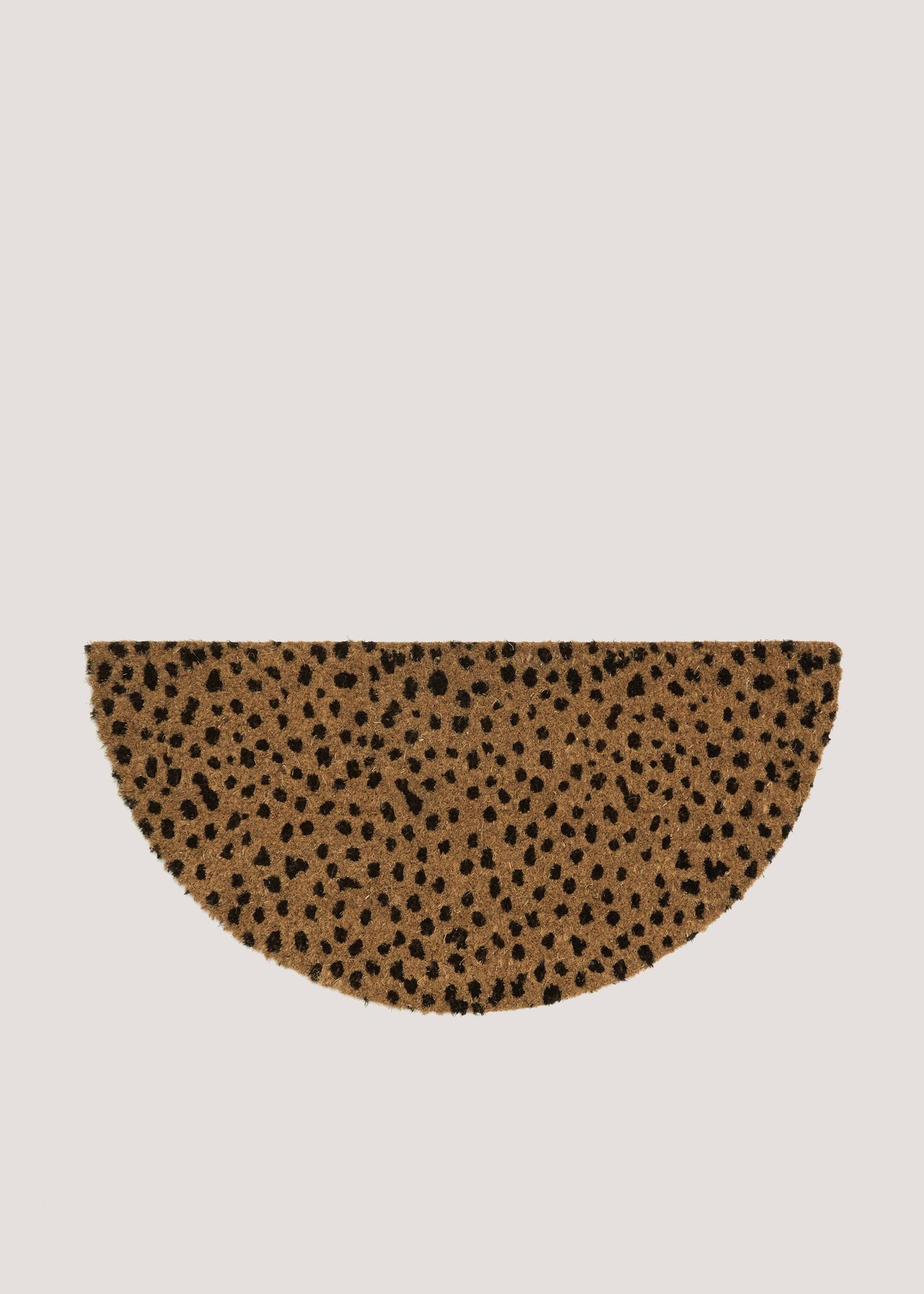 Dash Print Semi Circle Doormat Natural M484287