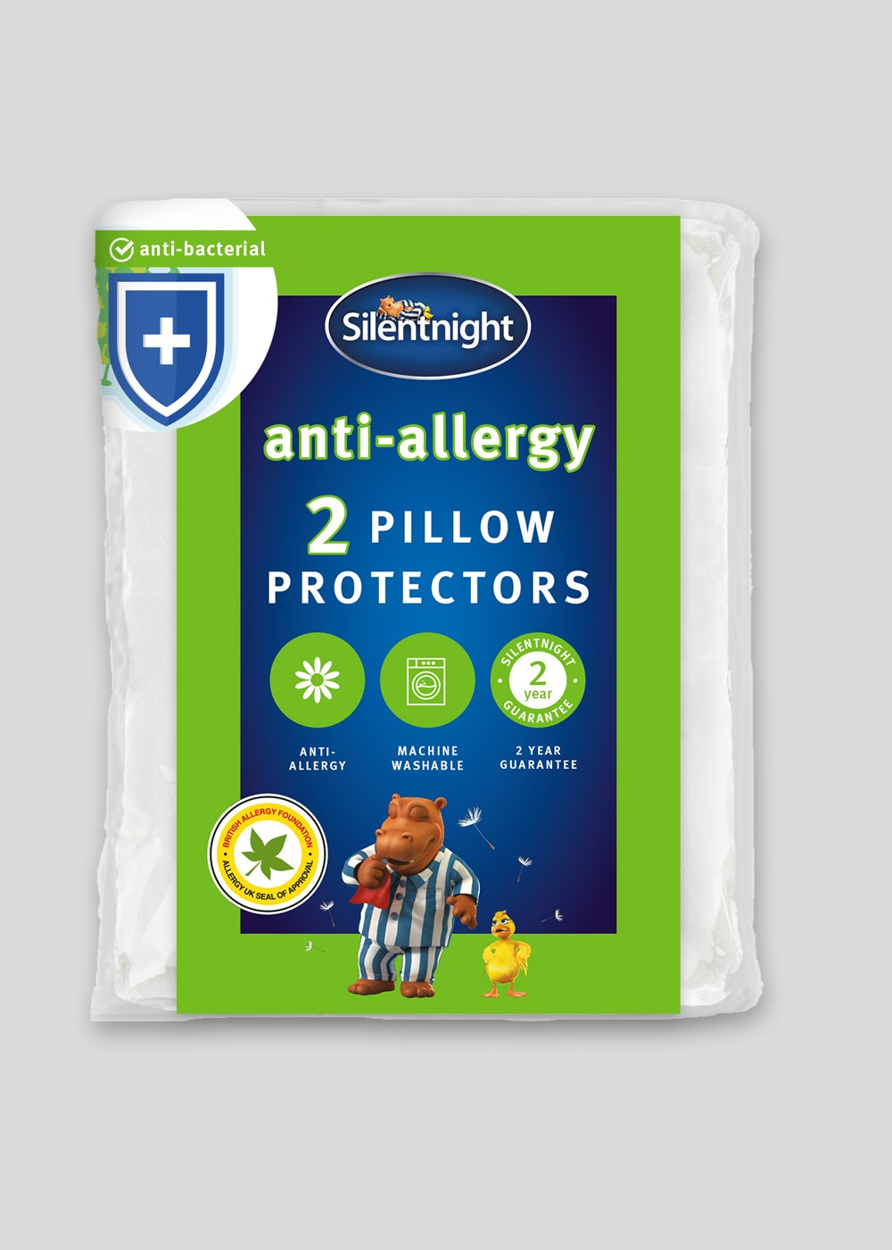 Silentnight Anti Allergy Pillow Protector Pair  M459533