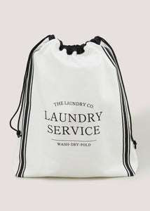 White The Laundry Co Drawstring Bag (56cm x 49cm) Cream M484300