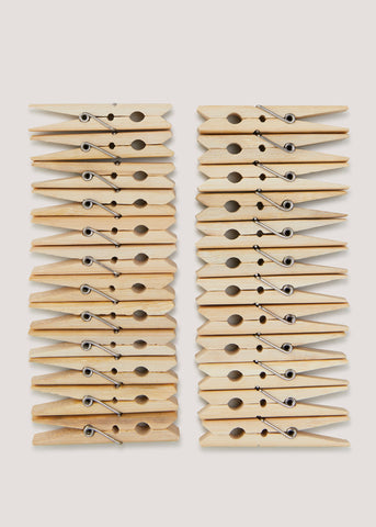 24 Wooden Pegs M484998