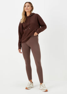 Brown Cotton Leggings  F712101
