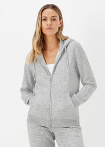 Grey Zip Up Hoodie  F512469