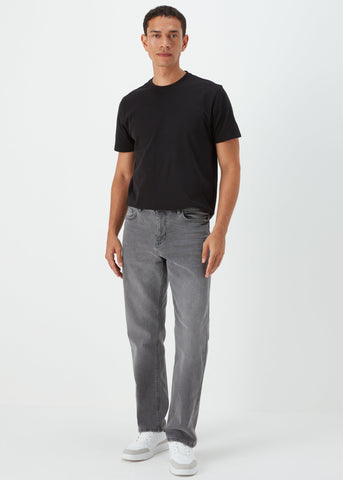 Grey Straight Fit Jeans  M172835