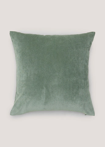 Green Soft Velour Cushion (43cm x 43cm) M493754