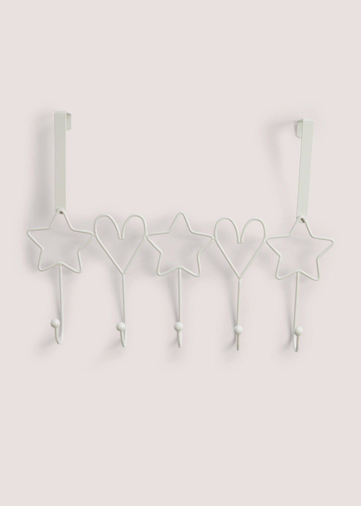 White Heart & Star Hooks (40cm x 29cm x 7cm) M814749