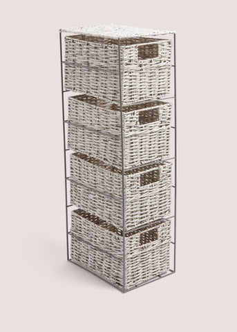 Grey Woven Plastic Drawers (65cm x 18cm) M814705