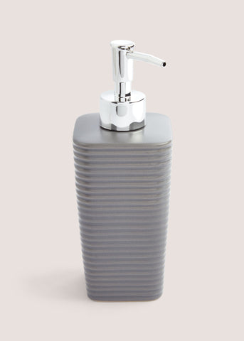 Grey Ceramic Soap Dispenser M814712