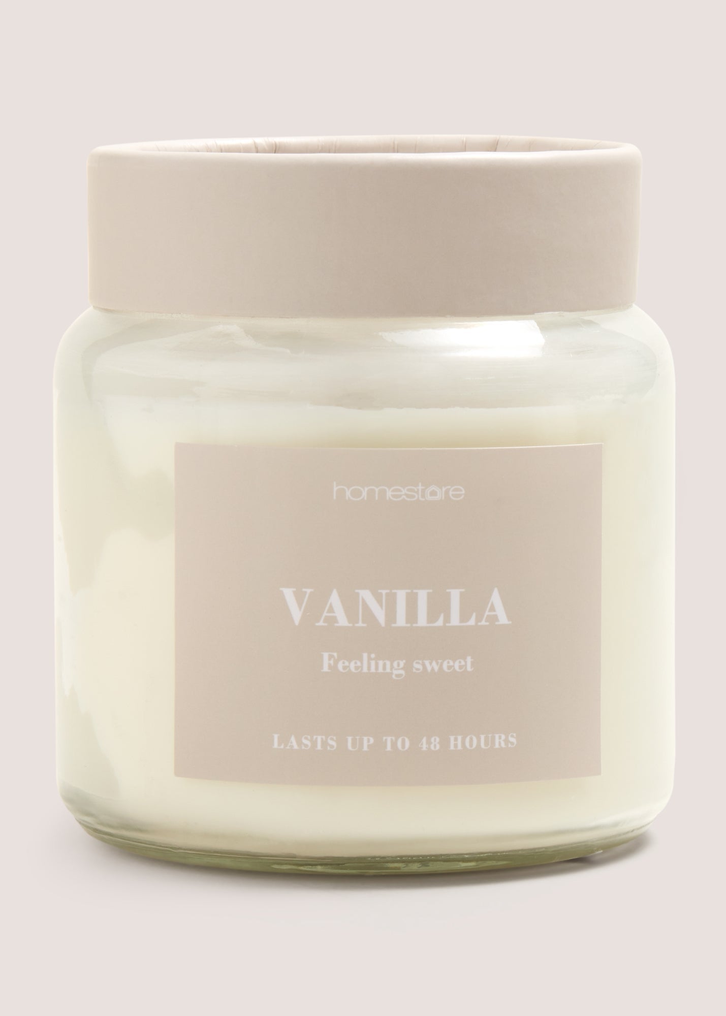 Vanilla Scented Jar Candle Cream M698239