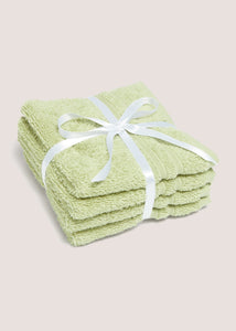 Green 100% Egyptian Cotton Face Cloth M242352