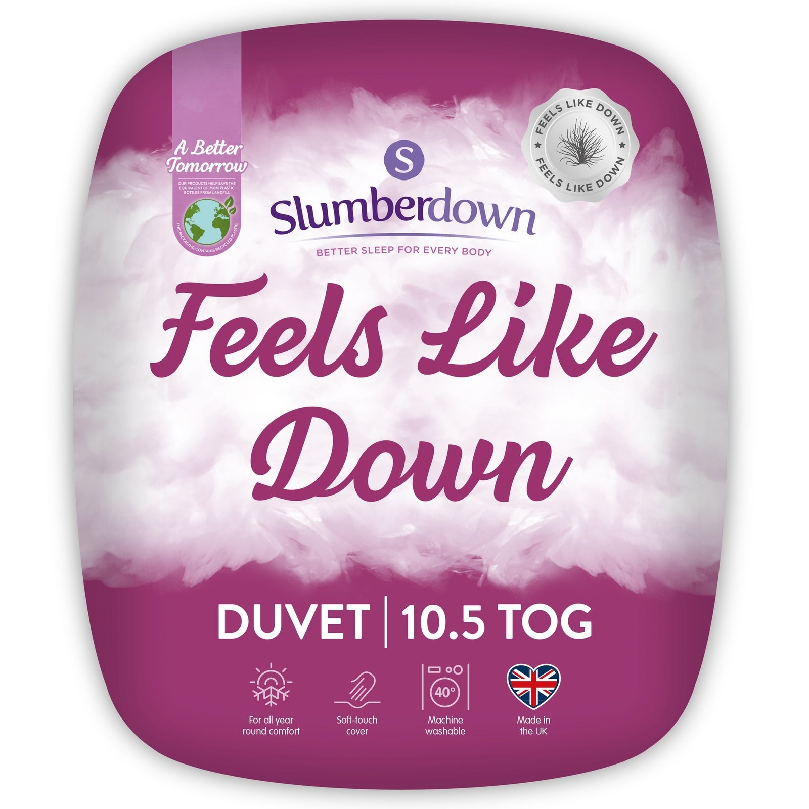 Slumberdown Feels Like Down Duvet (10.5 Tog)  M238009